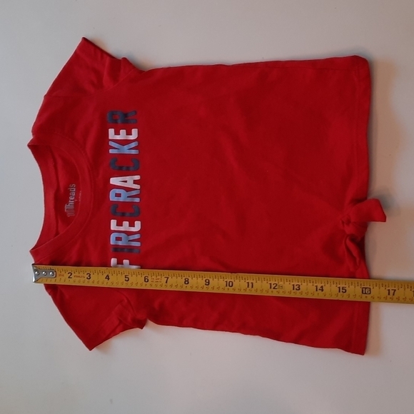 10 Threads size 7 Firecracker patriotic short sleeve tshirt - Picture 8 of 9